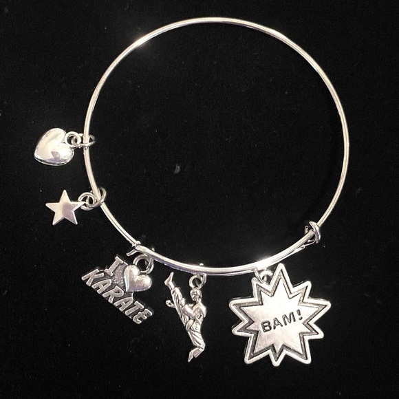 Karate Bracelet Martial Arts May Be Personalized - Picture 2 of 6